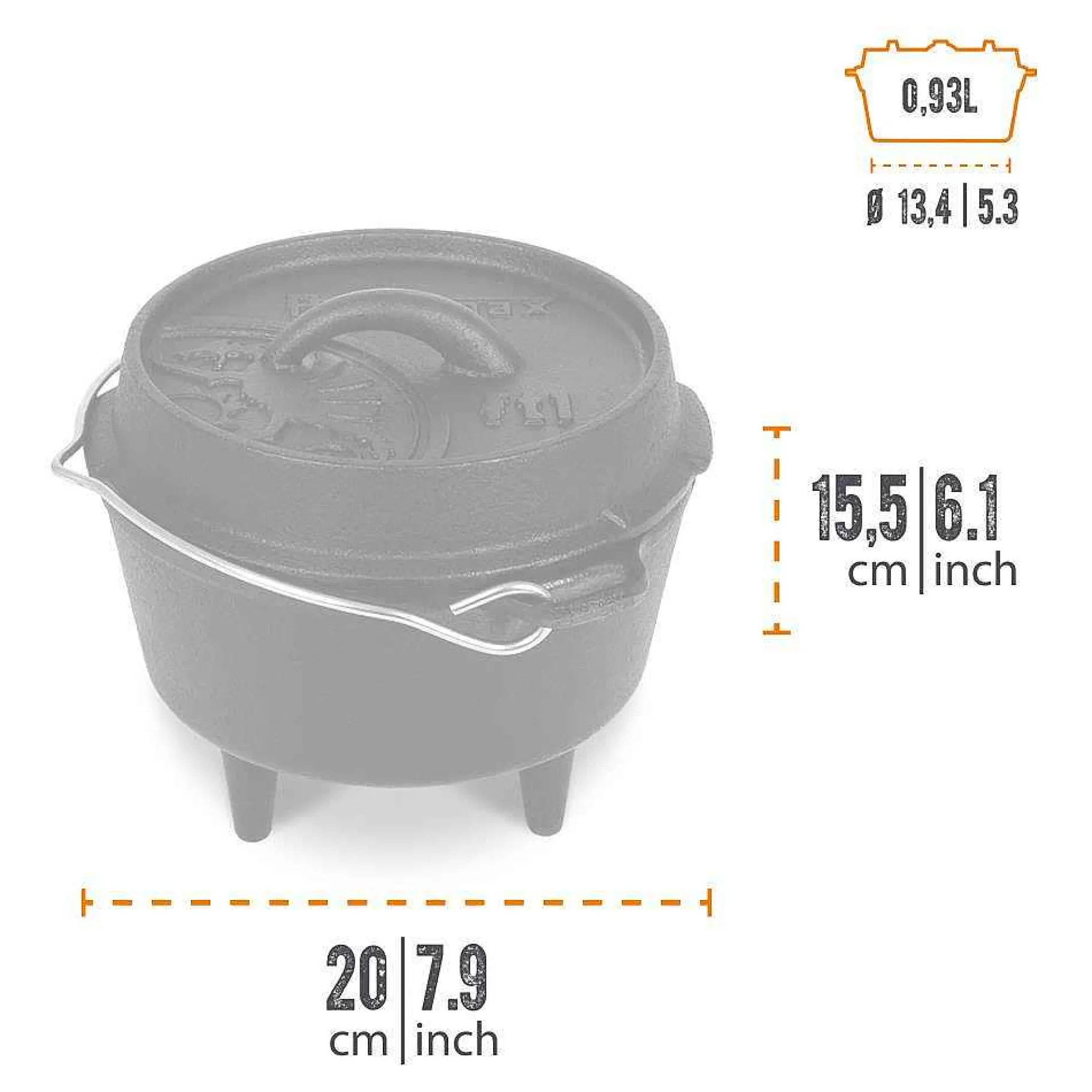 Petromax Dutch Oven/Feuertopfe>Feuertopf (Dutch Oven)
