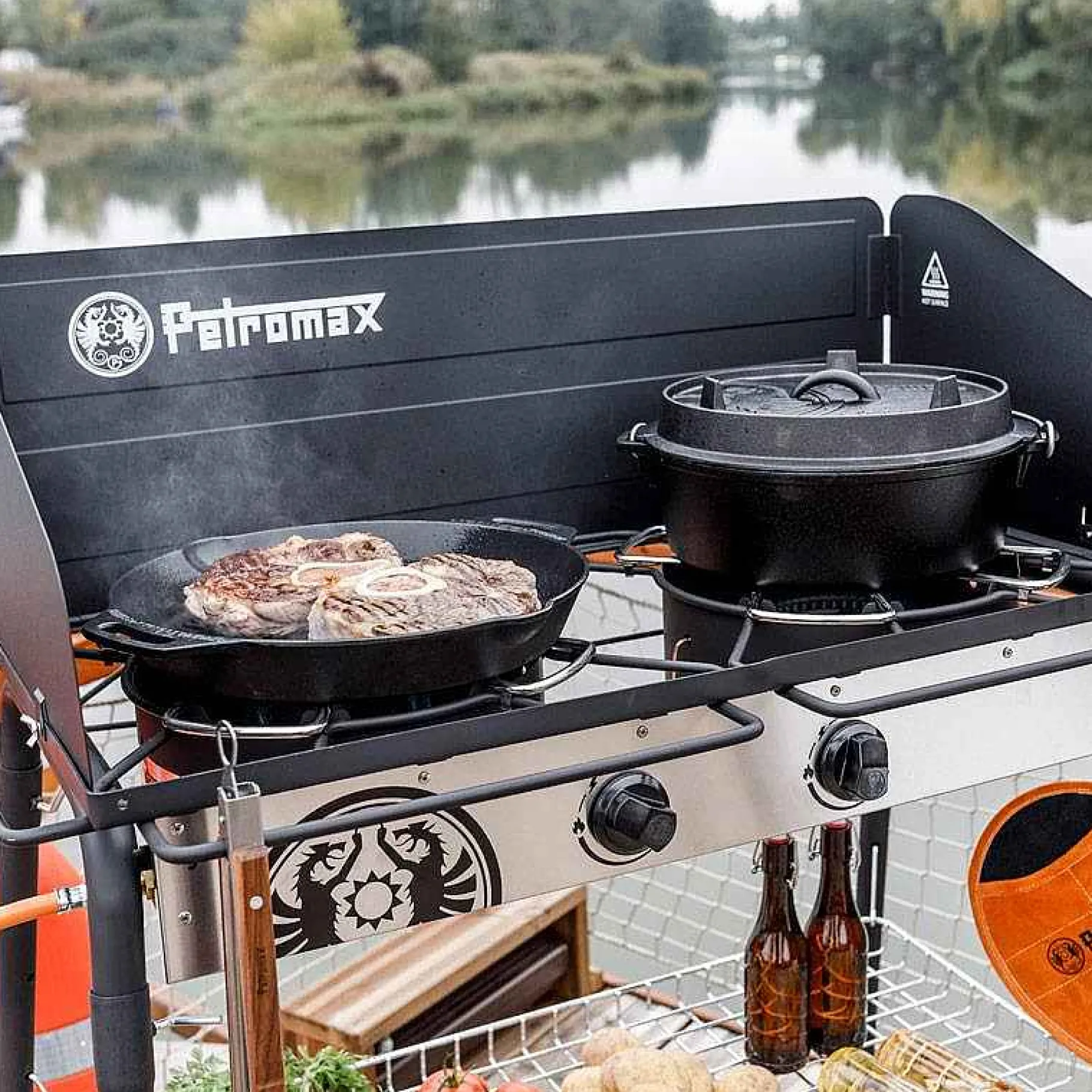 Petromax Feuertopftische>Gastisch Mit 2 Brennern