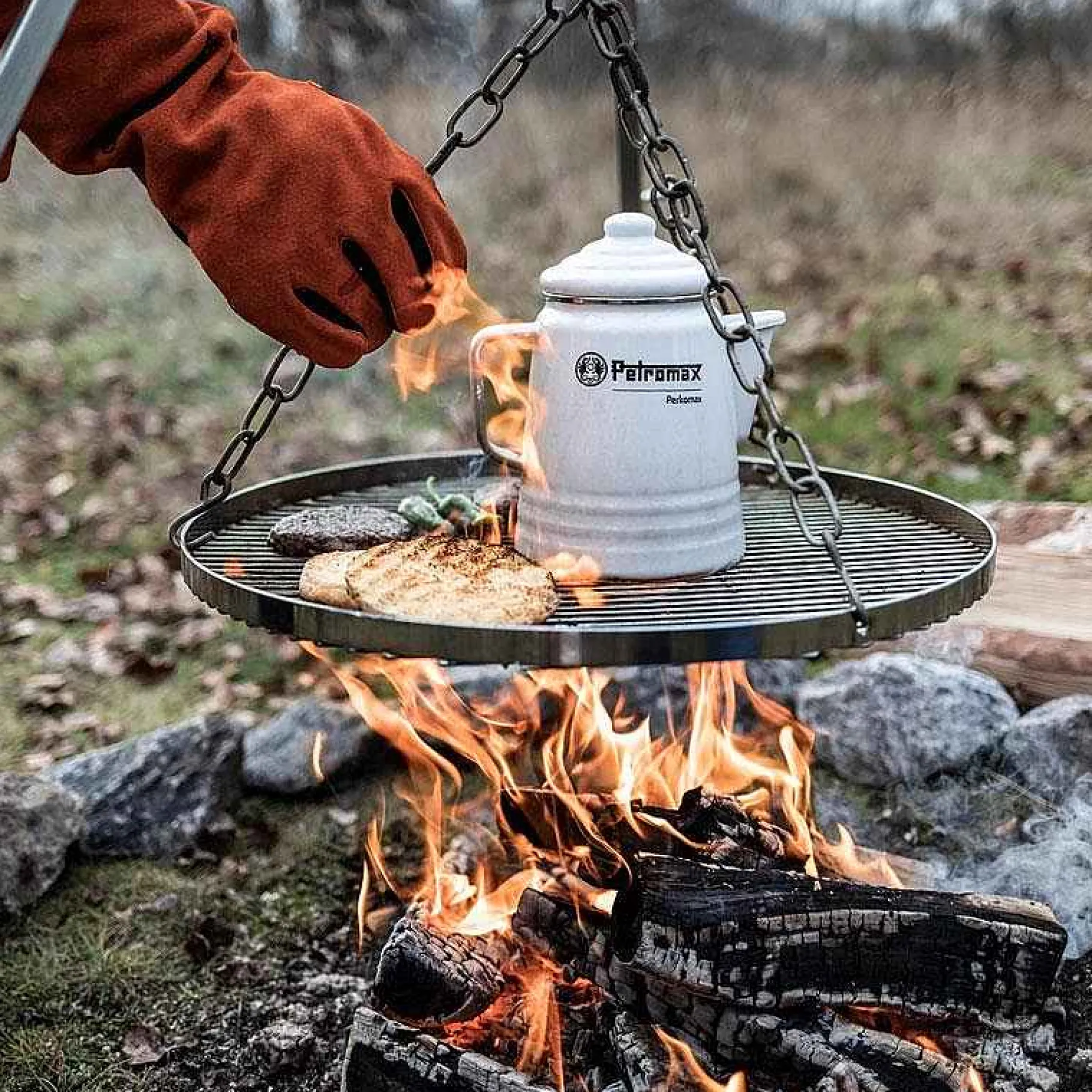 Petromax Grills>Hangendes Gitterstativ