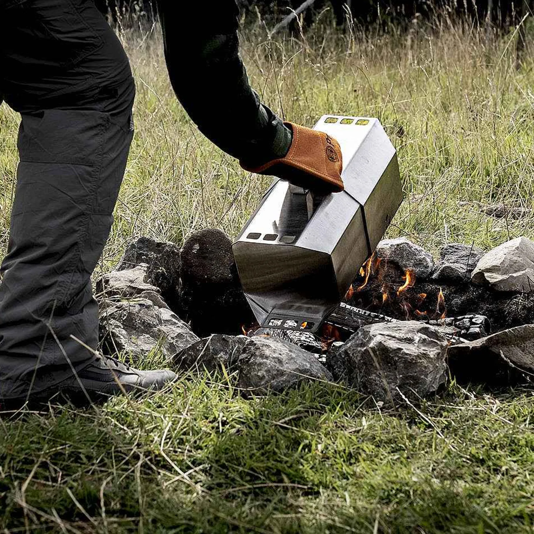Petromax Grills>Kohleglimmer Aus Edelstahl