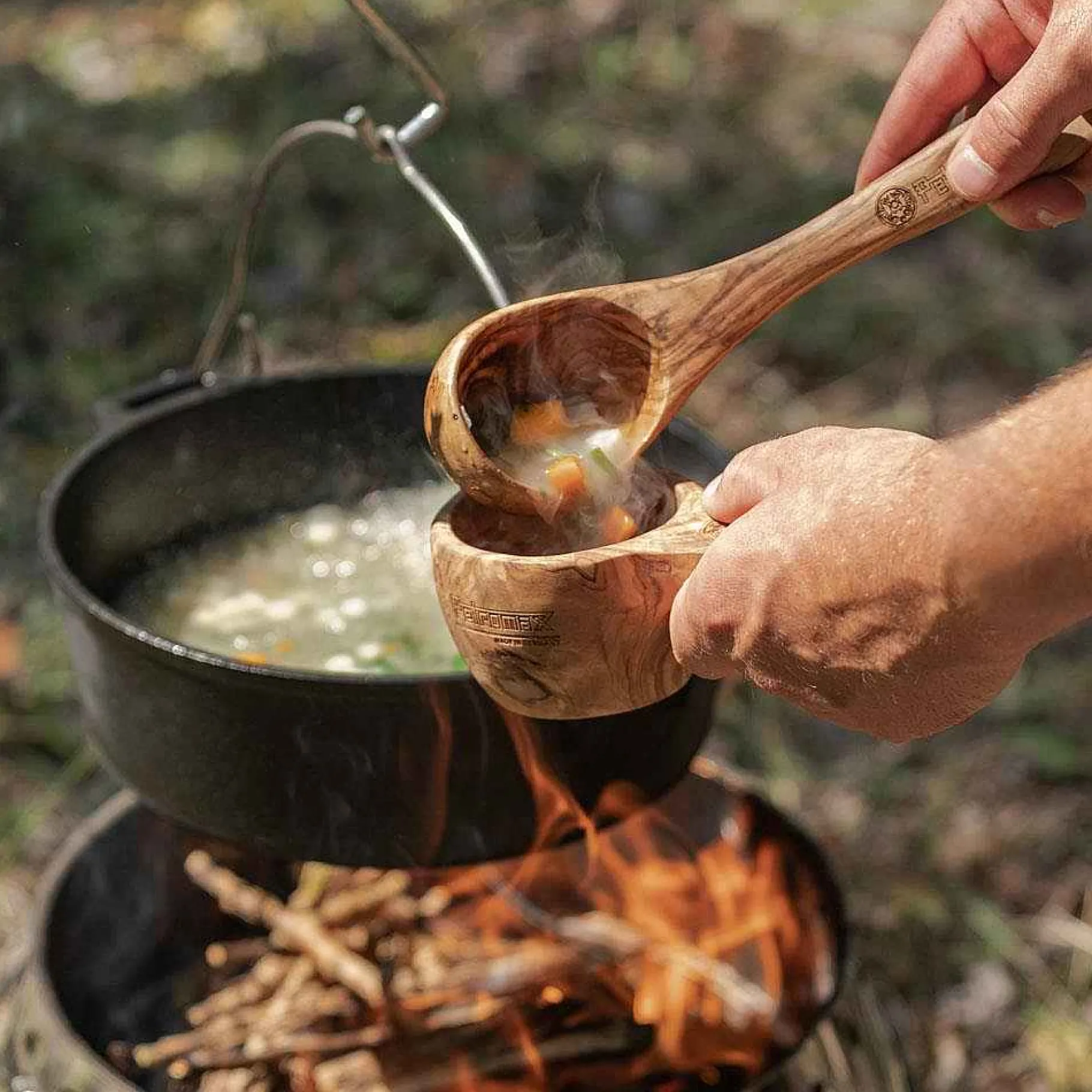 Petromax Besteck>Kuksa-Tasse Aus Olivenholz