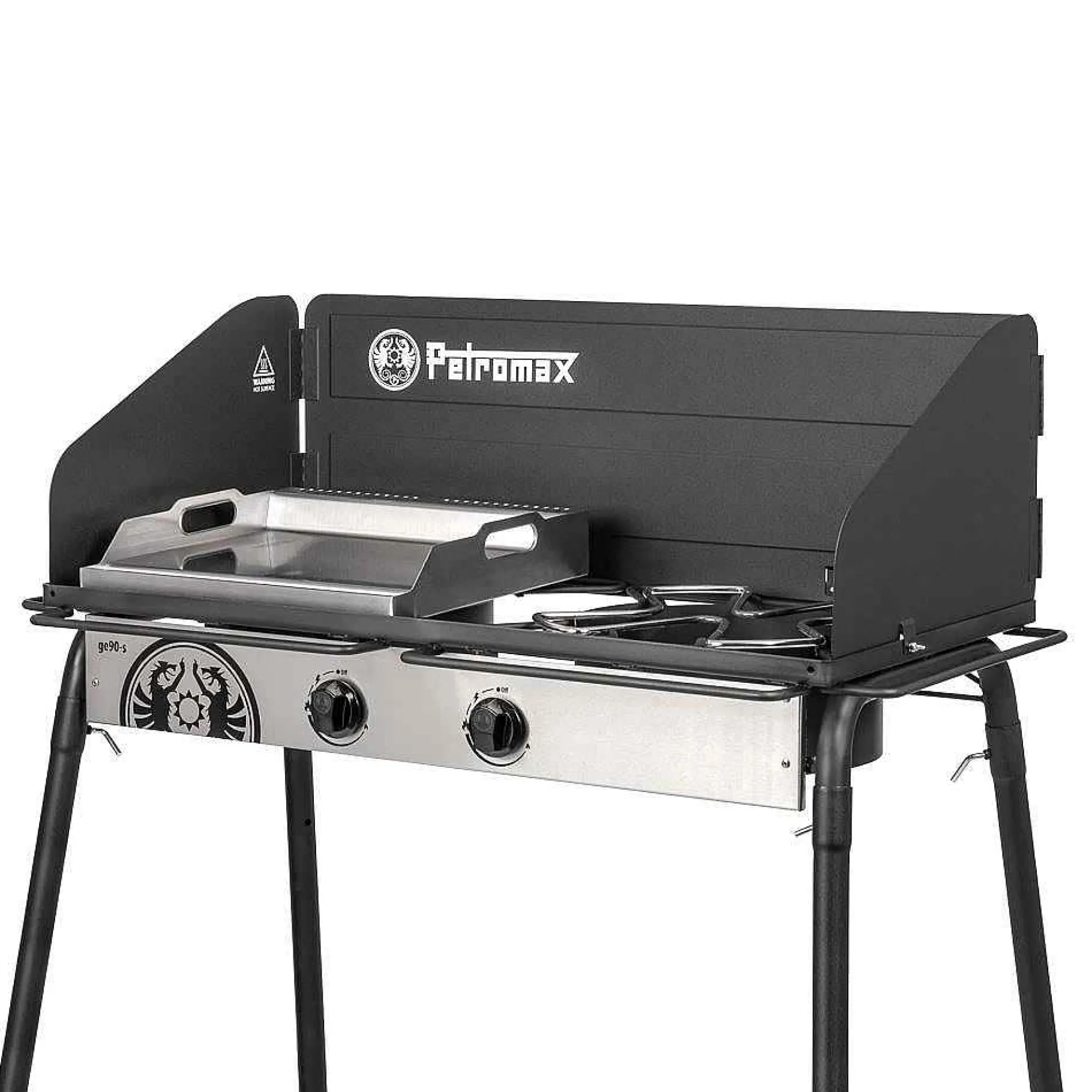 Petromax Feuertopftische>Plancha-Grillplatte, Gasherd